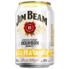 Jim Beam Bourbon Whiskey & Ice Tea Lemon 0,33L 5